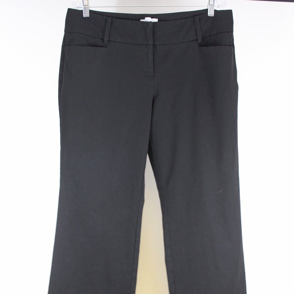 New York & Company Black Dress Pants 16‎ Straight Leg Stretch Office Uniform